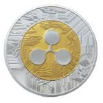 Ripple Coin Icon: Ripple coin logo supporting global transactions.